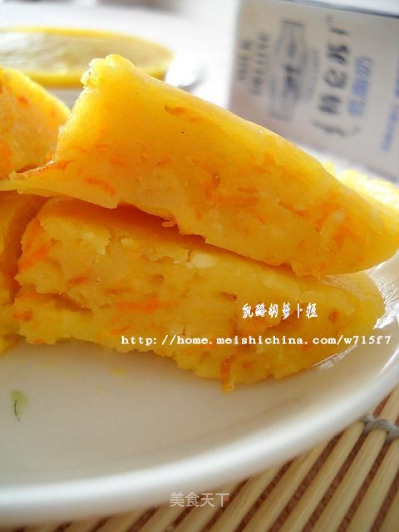 Microwave Cheese Carrot Cake recipe