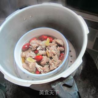 Steamed Duck with Red Dates --- Banquet Dishes recipe