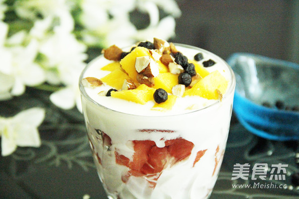 Watermelon Mango Yogurt recipe