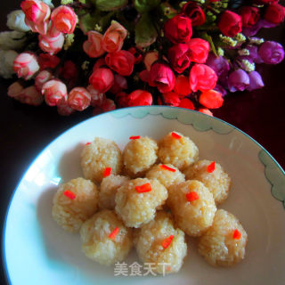 Meatballs with Glutinous Rice recipe