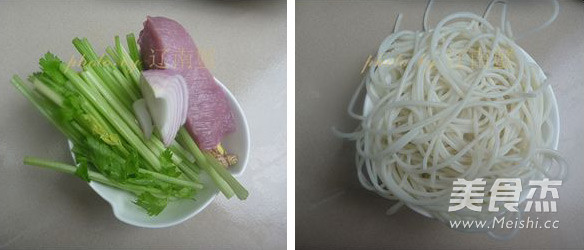 Rice Noodles with Minced Meat recipe