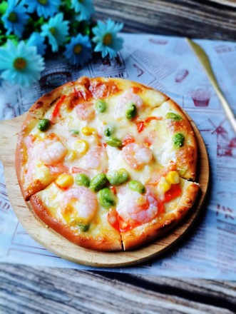 Shrimp and Cheese Pizza