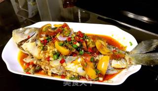 Preserved Egg Hot Mix Fish recipe