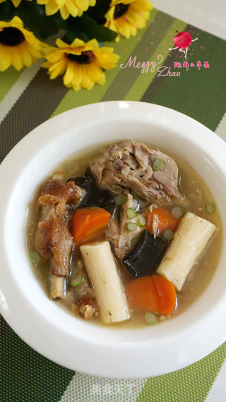 Yam Carrot Duck Frame Soup recipe