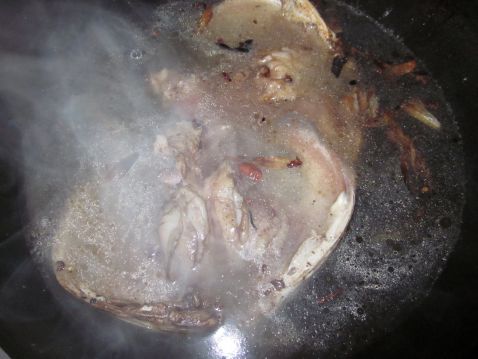 Fried Braised Fish Head Soup recipe