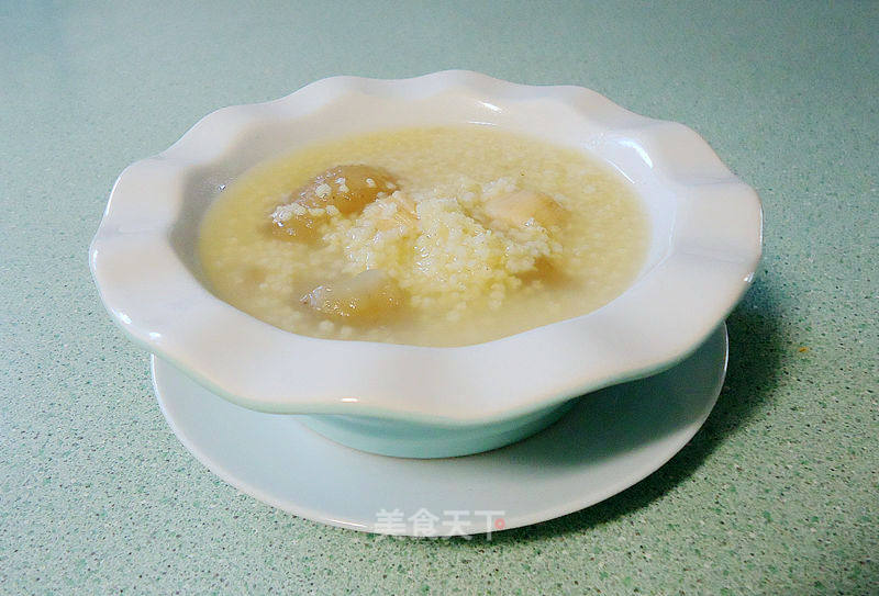 Millet Porridge with Sea Cucumber and Scallops recipe