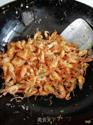 Fried Small River Prawns recipe