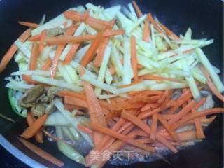 Fried Pork with Shredded Potatoes recipe