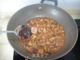 Noodles with Minced Meat and Shrimp Paste recipe