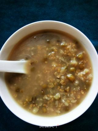 Corn Grits and Mung Bean Porridge recipe