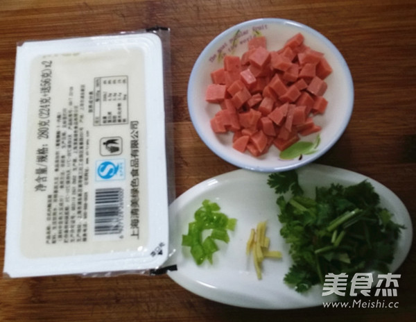 Ham and Tofu Soup recipe