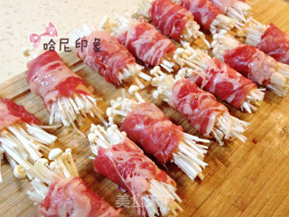 [enoki Mushroom Beef Rolls] Enjoy in Western Gourmet recipe