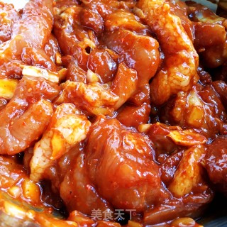 Fried Pork with Korean Spicy Sauce recipe