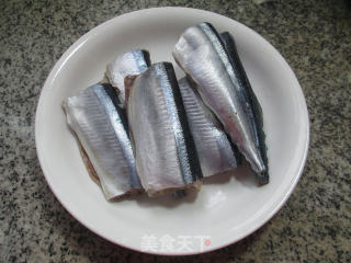 Steamed Saury recipe