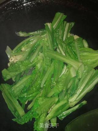 Lettuce in Oyster Sauce recipe