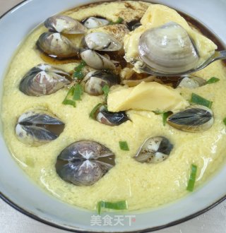 Clams Steamed Egg recipe