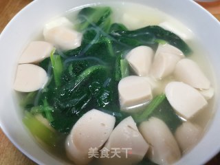 Cabbage Tofu Soup recipe