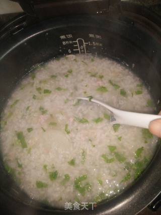 Lean Pork Congee with Yam recipe