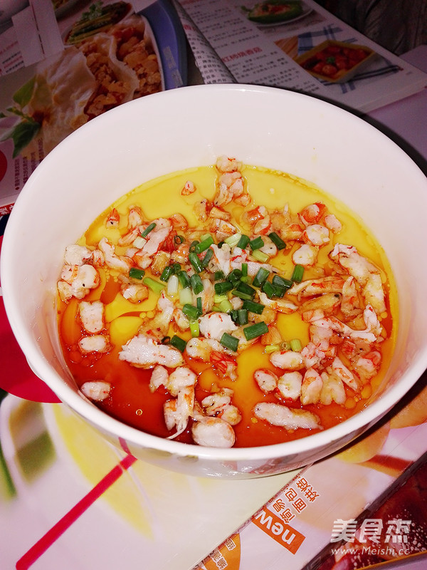 Steamed Egg with Shrimp recipe