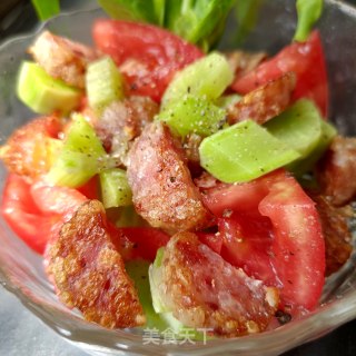 Lettuce and Sticky Rice Intestine Salad recipe