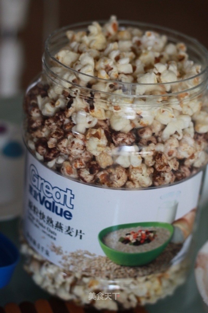 Snack Popcorn-original + Chocolate Flavor recipe