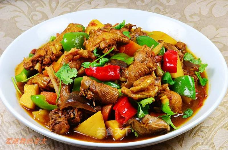 Family Edition Xinjiang Large Plate Chicken recipe