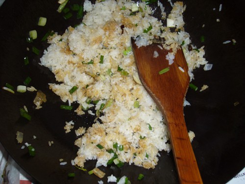 Scallion Fried Rice with Soy Sauce recipe