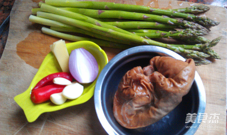 Asparagus Belly Slices recipe