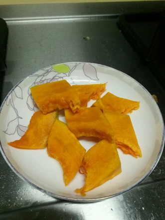 Microwave Steamed Pumpkin recipe