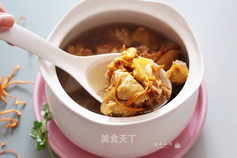 Cordyceps Flower Laoya Soup recipe