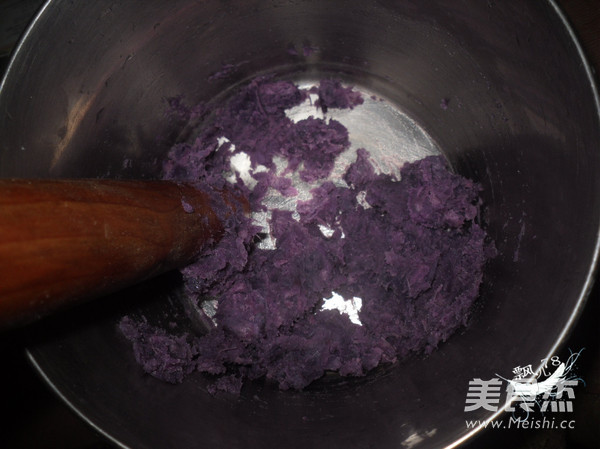 Su-style Purple Potato Filling Mooncake recipe