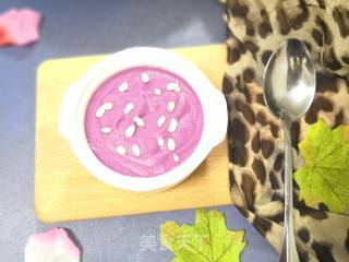 Taro and Purple Sweet Potato Yogurt Puree recipe