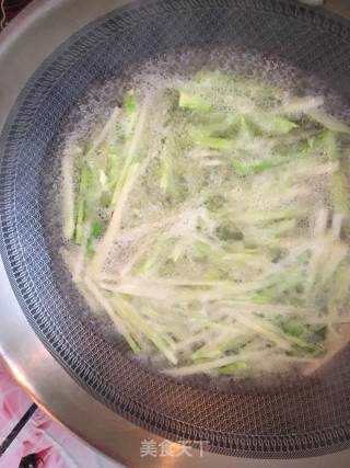 Broccoli Stalks with Minced Garlic recipe