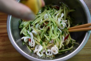 Cucumber Mixed Squid recipe