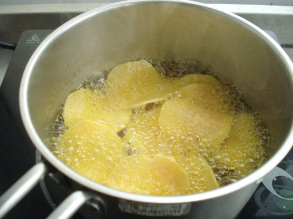 Fried Sweet Potato Chips recipe