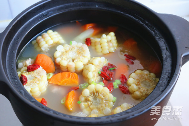 Corn Yam Pork Ribs Soup recipe