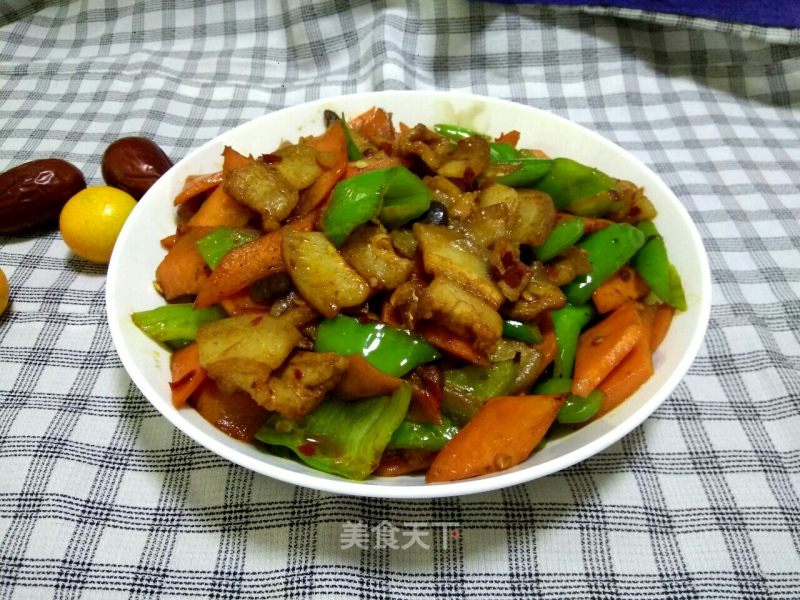 Pork Belly with Hot Pepper and Carrot recipe