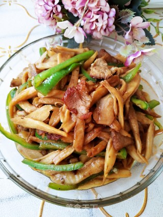 Stir-fried King Pleurotus recipe