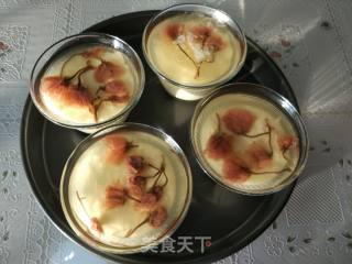 Sakura Yogurt Mousse Cup recipe