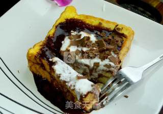 #aca烤明星大赛#chocolate West Toast recipe