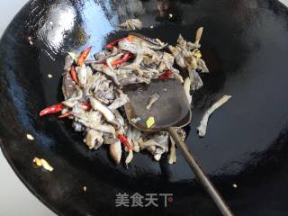 Stir-fried Oyster Mushroom with Double Pepper recipe