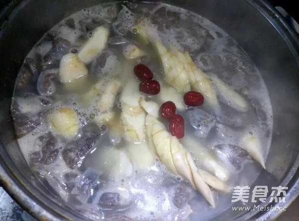 Fresh Yuzhu Pig Lung Soup recipe