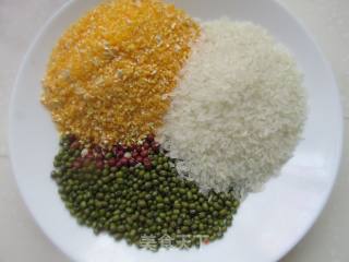 Sweetened Steamed Rice with Miscellaneous Grains recipe