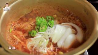 Korean Spicy Cabbage Bean Sprout Soup recipe