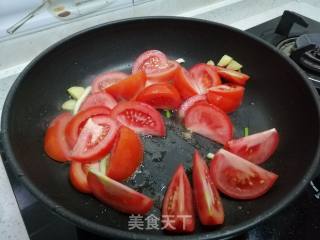 Beef with Tomato and Enoki Mushroom recipe