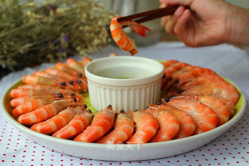 Boiled Shrimp with Garlic recipe