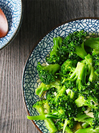 "jia Xia" Cold Broccoli Refreshing Slimming Dish recipe
