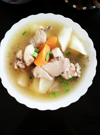 Yam Stewed Chicken Soup recipe