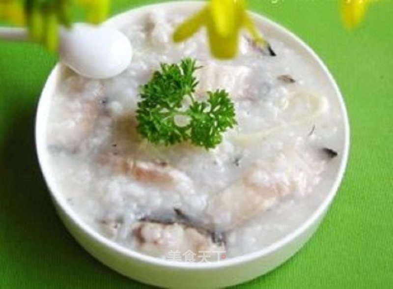 Amaranth and Whitebait Brown Rice Congee recipe