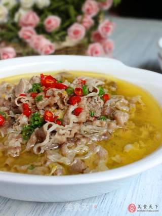 Sour Soup with Beef recipe